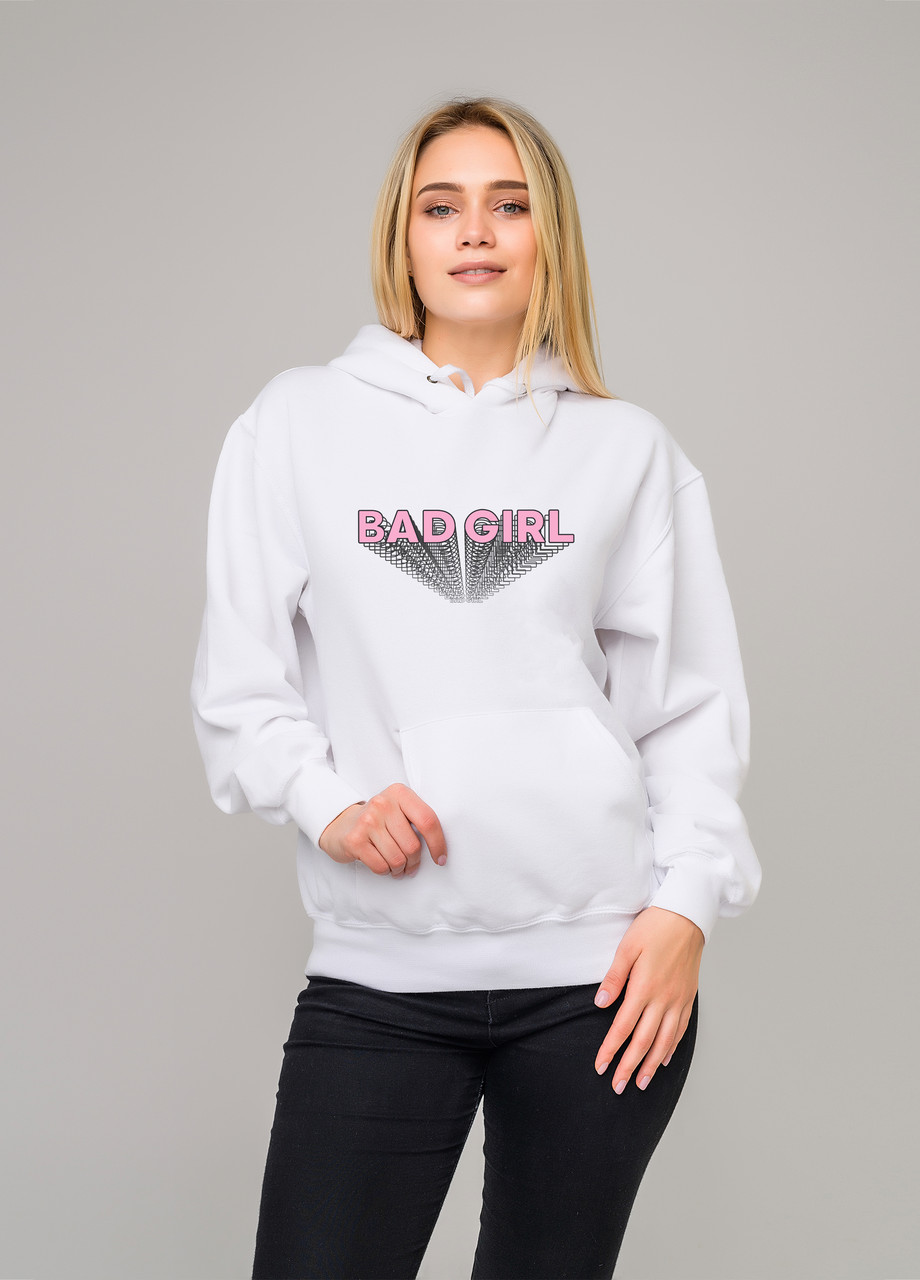 

Толстовка белая LOYS bad girl, Толстовка белая LOYS bad girl S