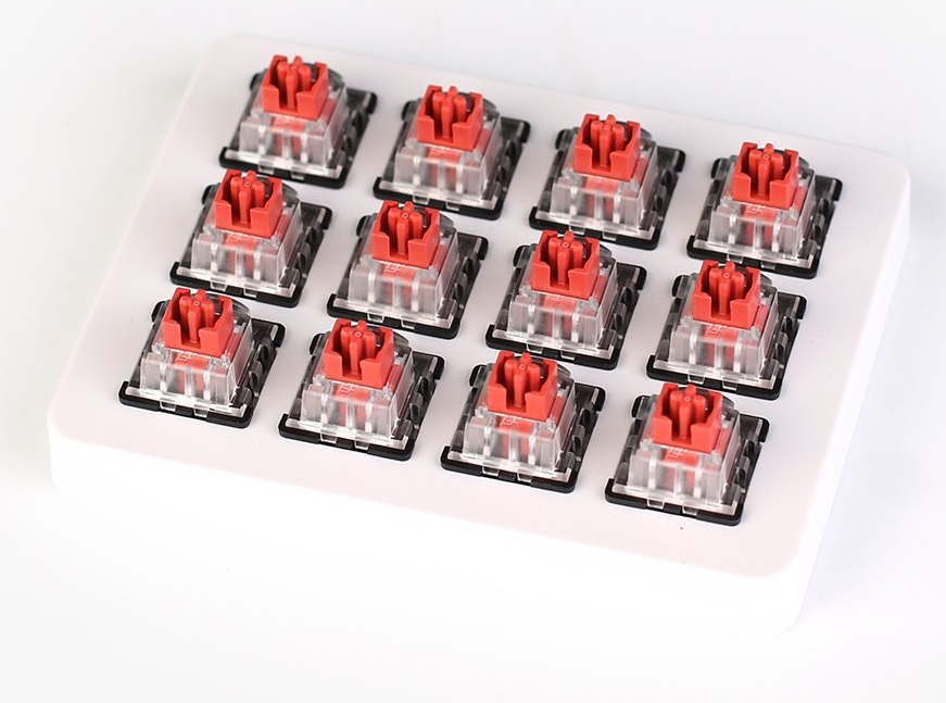 

Набор механических переключателей KEYCHRON LK Optical Switch with Holder Set 12Pcs/Set Red (JN63Z8_KEYCHRON)