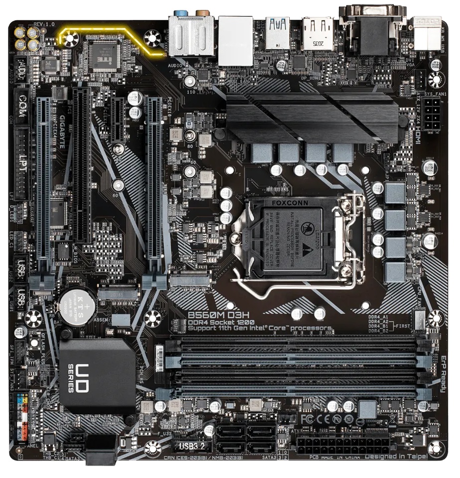 

Материнская плата GIGABYTE B560M D3H (JN63B560M_D3H)