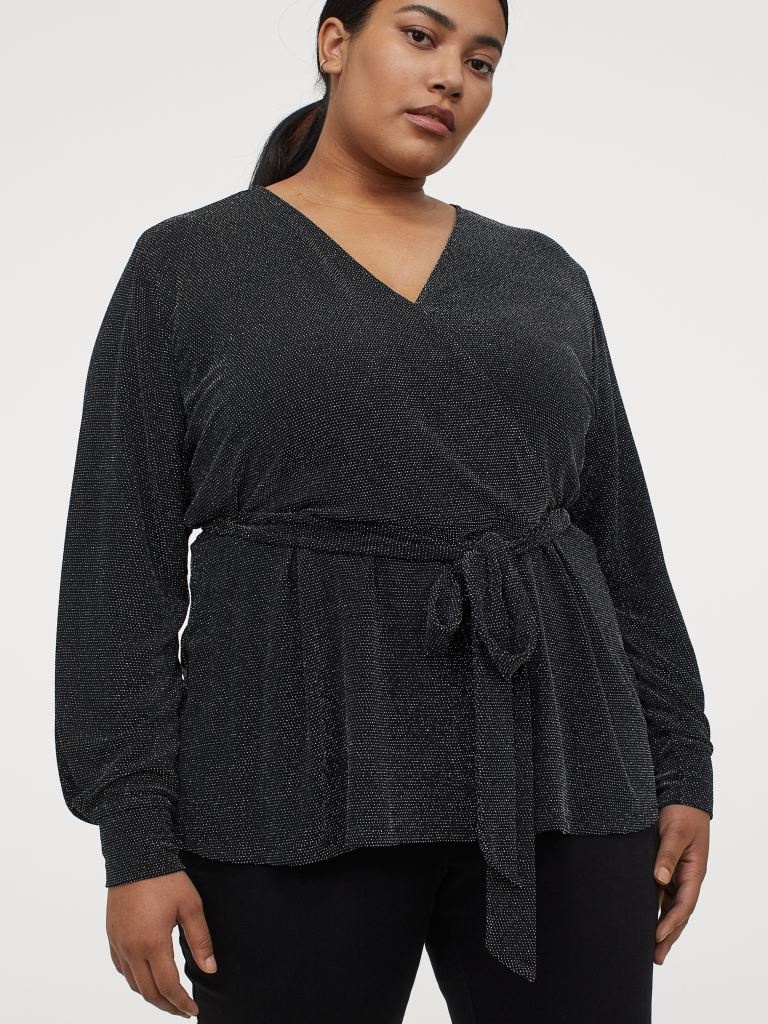 

Блузка H&M 958814b16 XL Черная