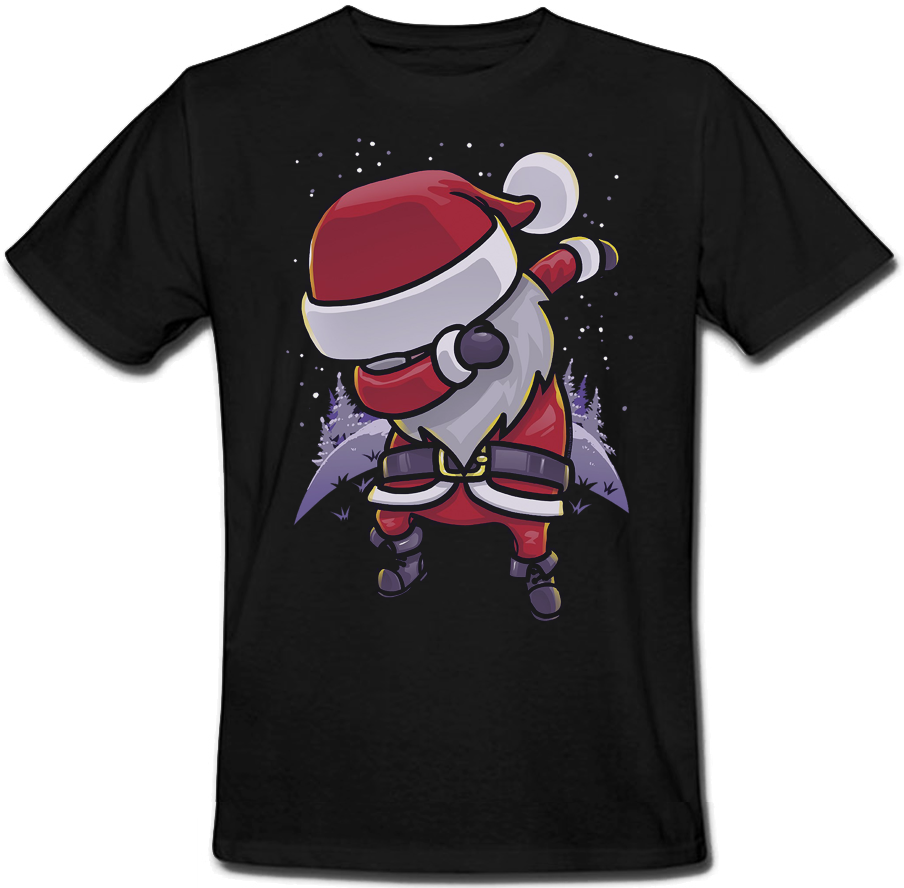 

Футболка Fat Cat Dabbing Santa (чёрная) XXL 43862