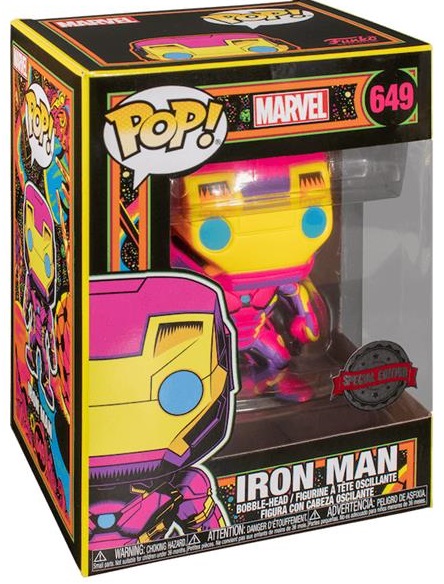 

Коллекционная фигурка Funko POP! Marvel: Black Light: Iron Man (JN63FUN2549581)
