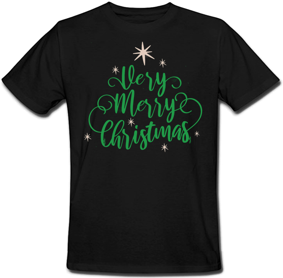 

Футболка Fat Cat Very Merry Christmas (чёрная) XXL 41565