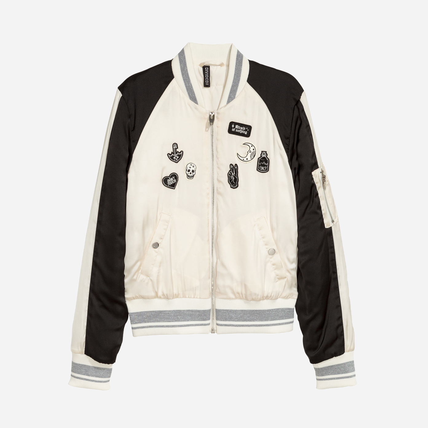 

Бомбер H&M 461034b11 36 Молочный