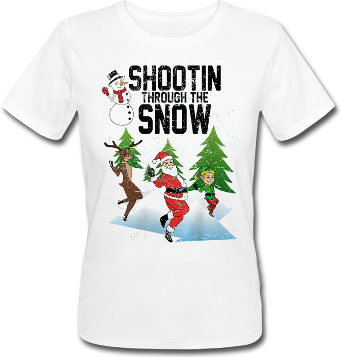 

Женская футболка Fat Cat Shootin Through The Snow (белая) XXL 41896