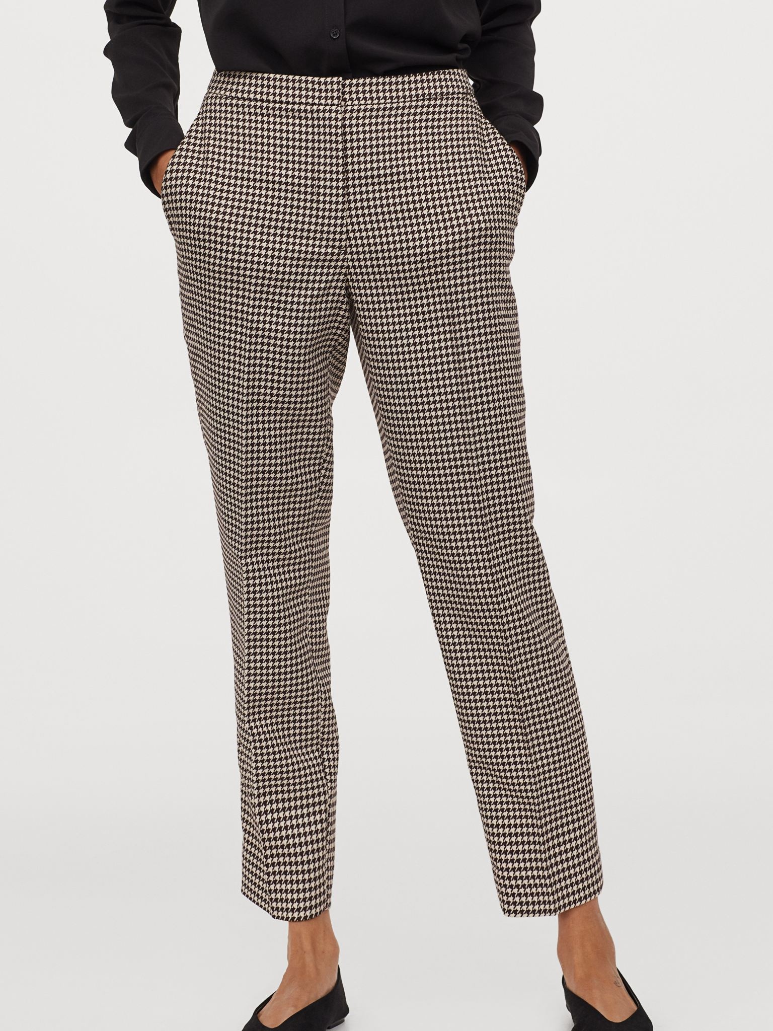

Брюки H&M 896064004b16 40 Бордовые
