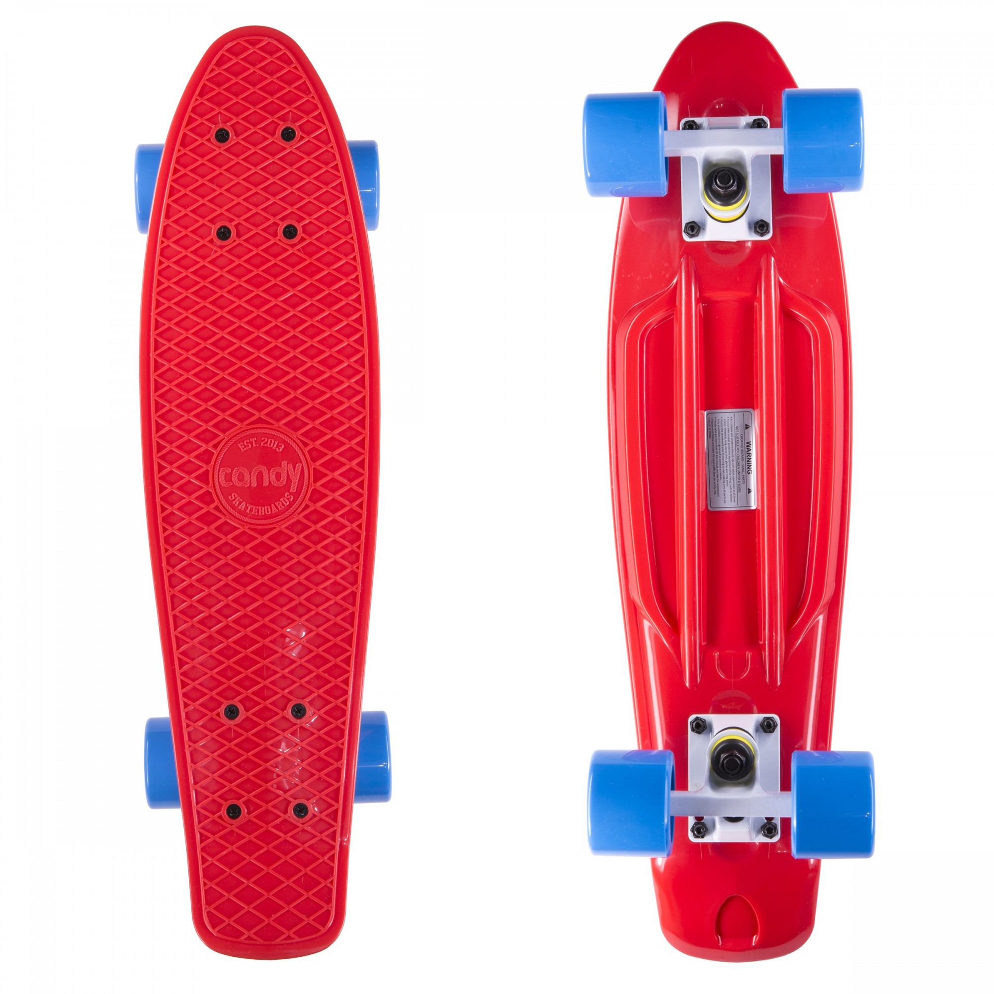 

Скейт круизер(пенни борд) Candy 22″ Red/Blue сборка в Украине