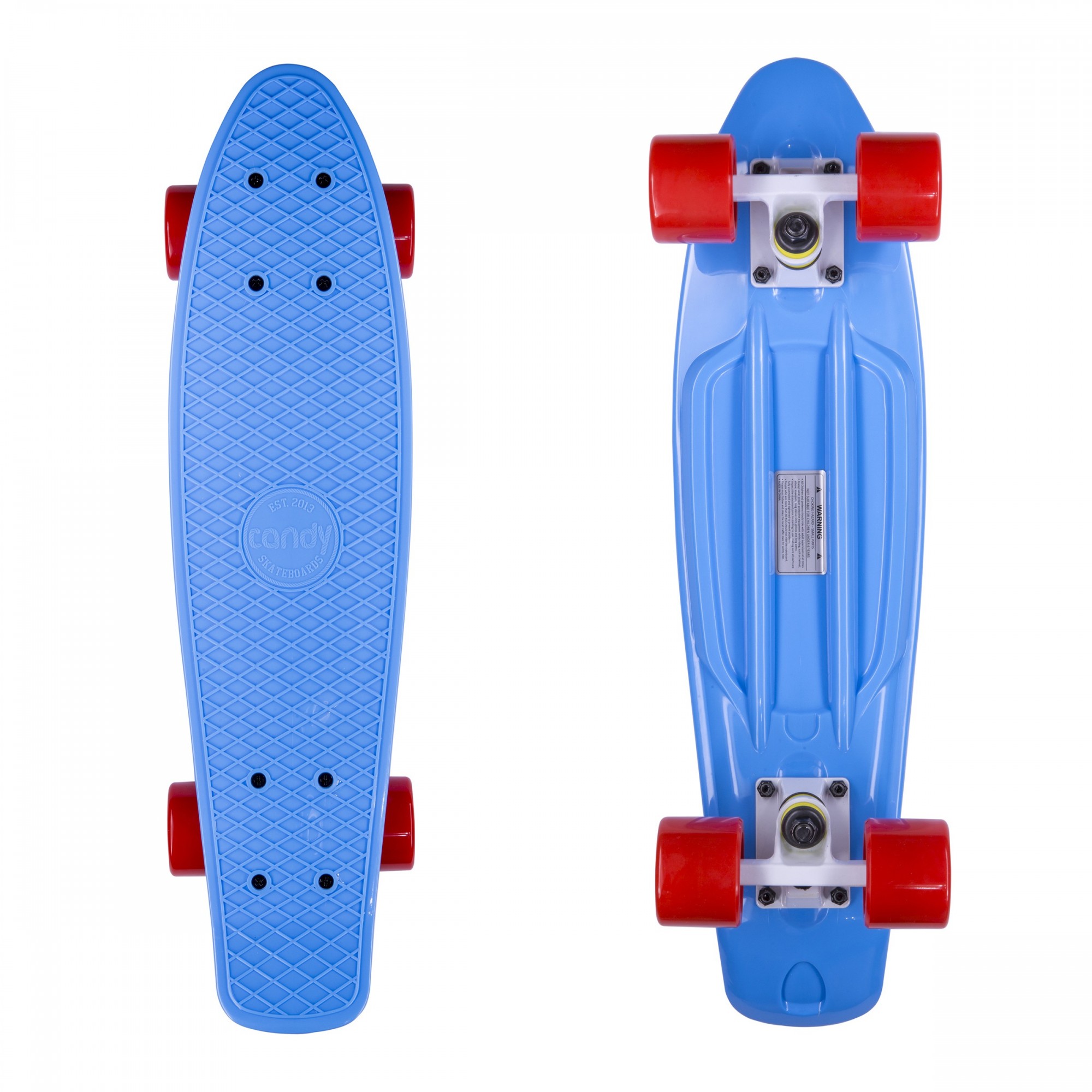 

Скейт круизер(пенни борд) Candy 22″ Blue/Red сборка в Украине
