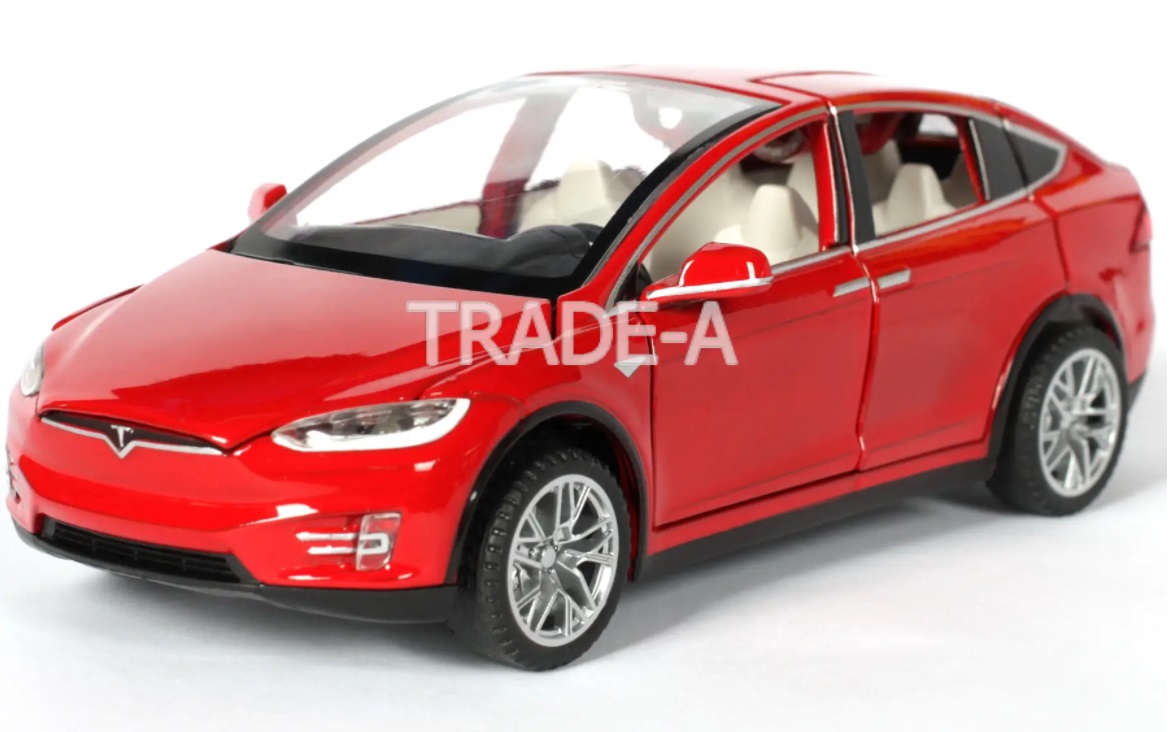 

Машинка Автопром 6603 Tesla Model X 90D 1:32 красная