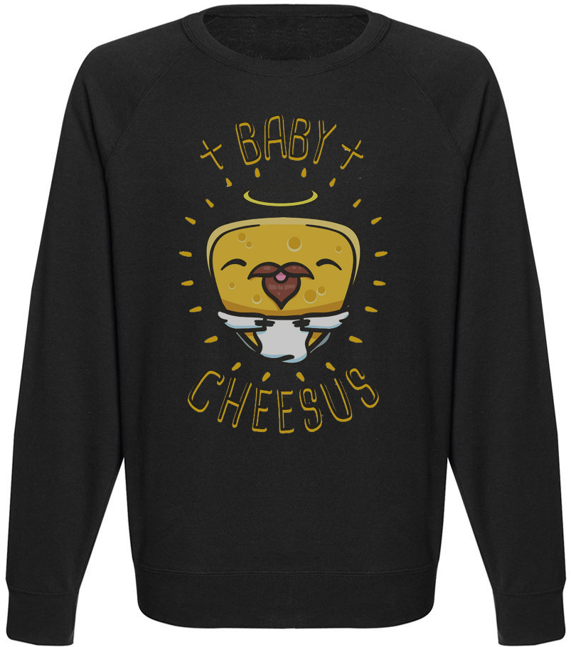 

Мужской свитшот Fat Cat Baby Cheesus (чёрный)  40032, Мужской свитшот Fat Cat Baby Cheesus (чёрный) L 40032