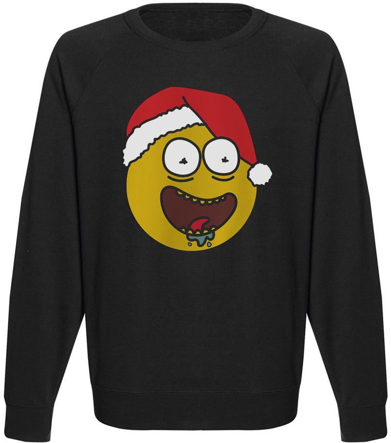 

Мужской свитшот Fat Cat Rick Christmas Smiley (чёрный)  41284, Мужской свитшот Fat Cat Rick Christmas Smiley (чёрный) XL 41284
