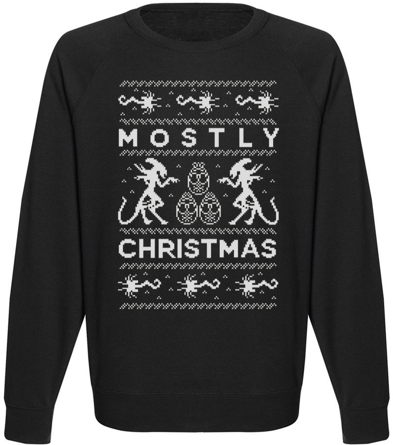 

Мужской свитшот Fat Cat Mostly Christmas (чёрный) XXL 40391