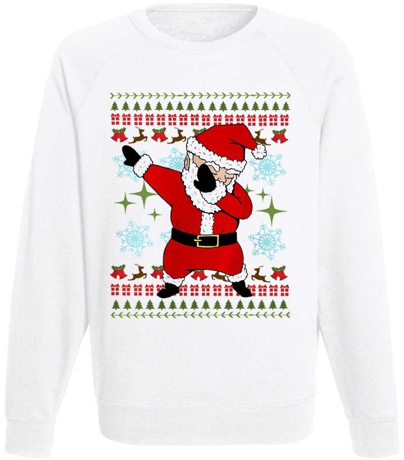 

Мужской свитшот Fat Cat Dabbing Santa (белый)  41170, Мужской свитшот Fat Cat Dabbing Santa (белый) M 41170
