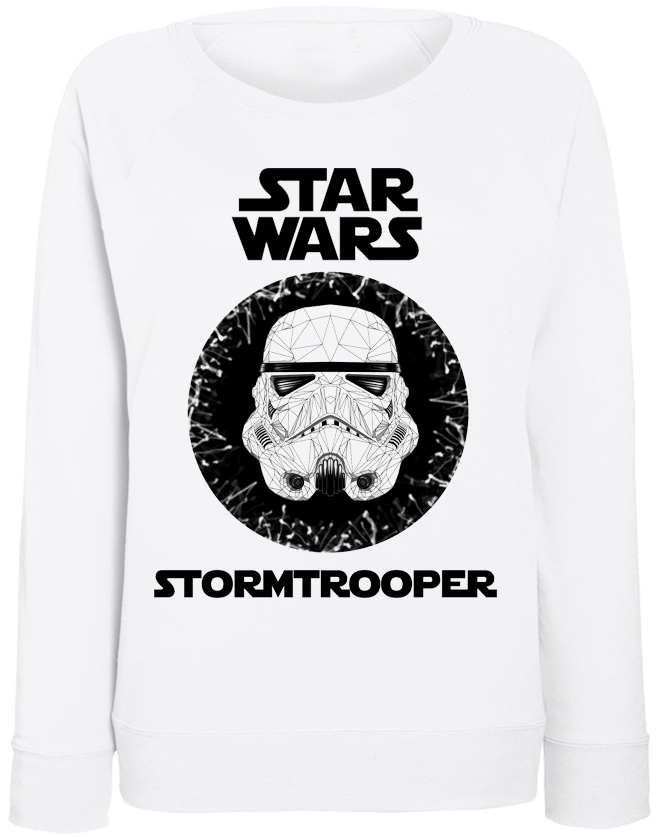 

Женский свитшот Fat Cat Star Wars - Stormtrooper (белый)  37792, Женский свитшот Fat Cat Star Wars - Stormtrooper (белый) XL 37792