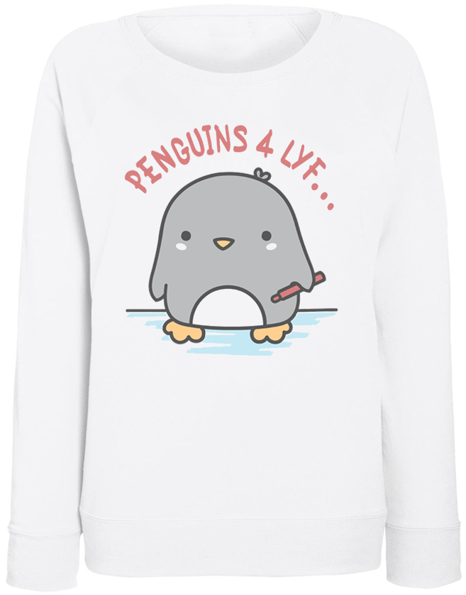 

Женский свитшот Fat Cat Penguins 4 Lyf... (белый)  39593, Женский свитшот Fat Cat Penguins 4 Lyf... (белый) L 39593