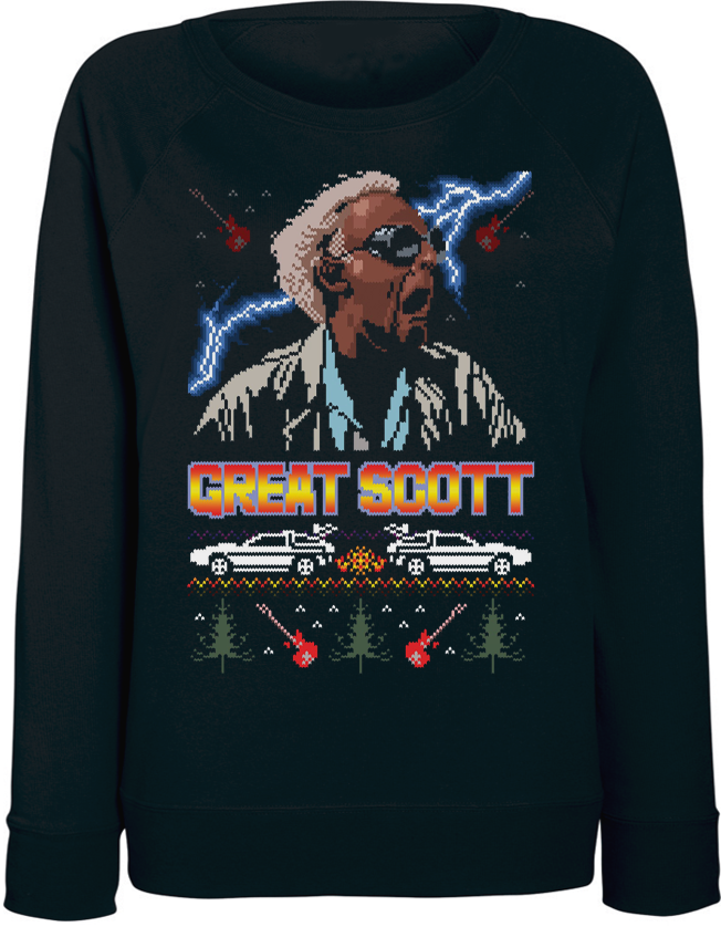 

Женский свитшот Fat Cat Back To The Future - Great Scott (чёрный)  44159, Женский свитшот Fat Cat Back To The Future - Great Scott (чёрный) XS 44159
