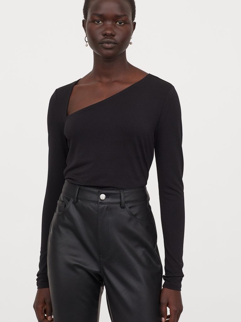 

Лонгслив H&M 9233401b07 XS Черный
