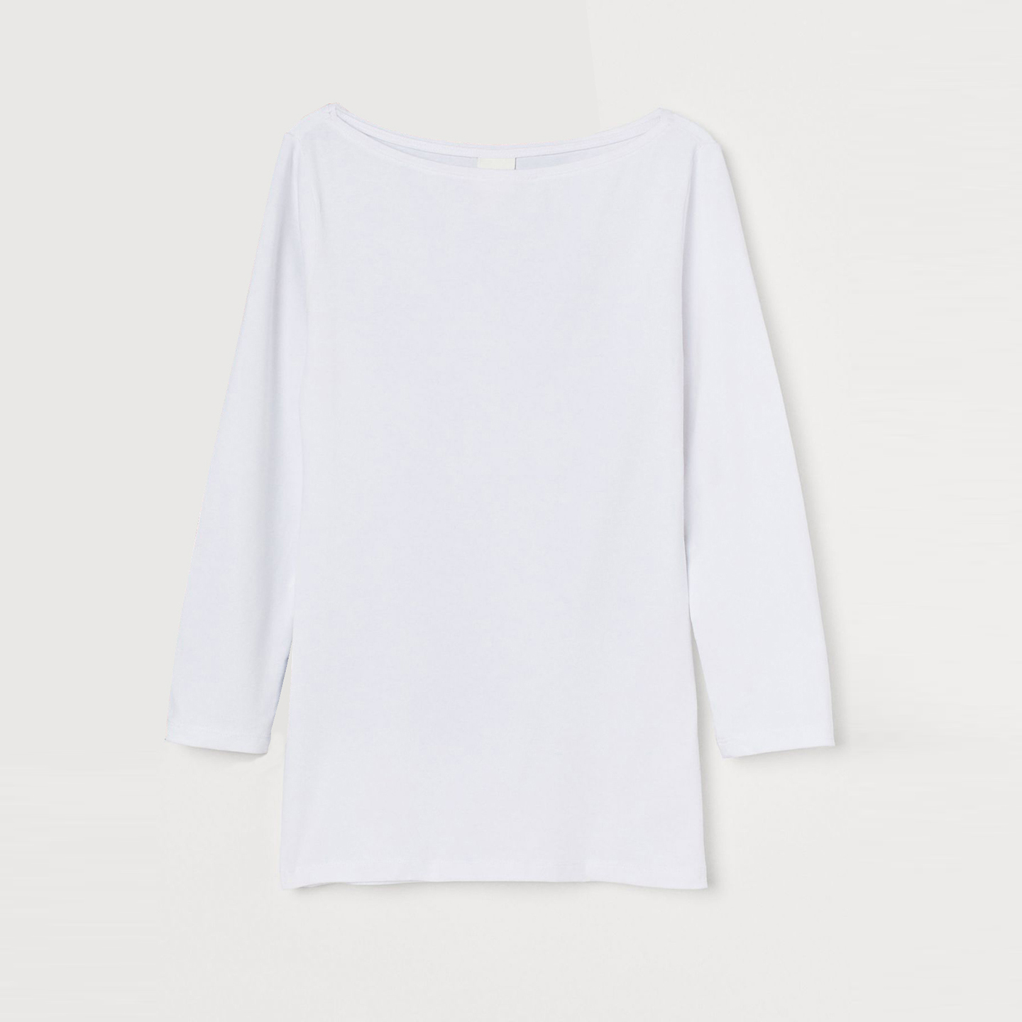 

Лонгслив H&M 884851b16 M Белый