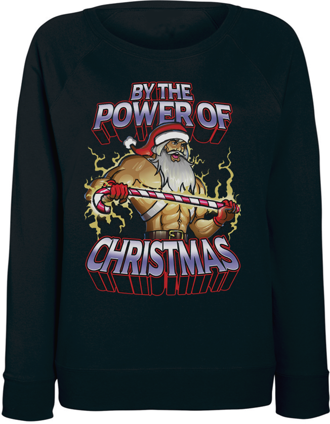 

Женский свитшот Fat Cat By The Power Of Christmas (чёрный)  44621, Женский свитшот Fat Cat By The Power Of Christmas (чёрный) M 44621