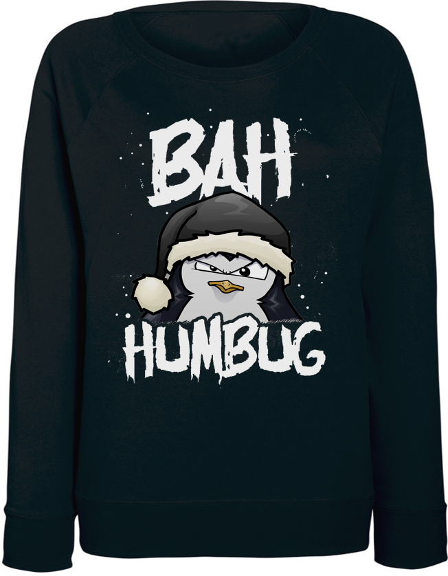 

Женский свитшот Fat Cat Psycho Penguin Bah Humbug (чёрный) XXL 44656