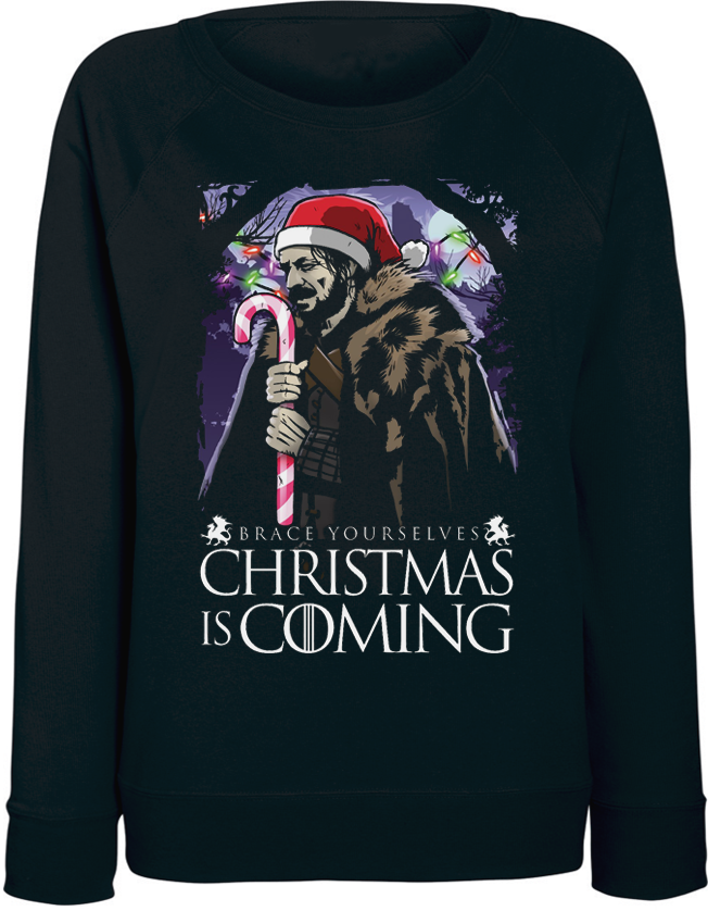 

Женский свитшот Fat Cat Game Of Thrones - Brace Yourselves Christmas Is Coming (чёрный)  44698, Женский свитшот Fat Cat Game Of Thrones - Brace Yourselves Christmas Is Coming (чёрный) XL 44698