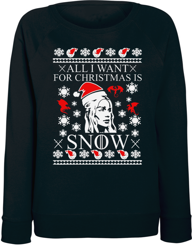 

Женский свитшот Fat Cat Game Of Thrones - All I Want For Christmas Is Snow (чёрный)  44649, Женский свитшот Fat Cat Game Of Thrones - All I Want For Christmas Is Snow (чёрный) L 44649
