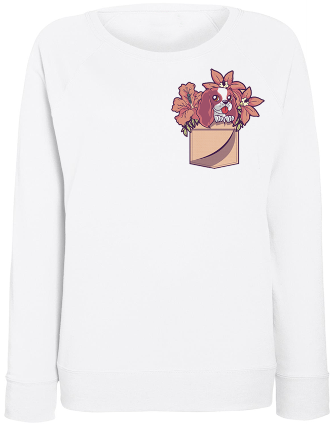 

Женский свитшот Fat Cat Pocket Dog (белый)  40618, Женский свитшот Fat Cat Pocket Dog (белый) XL 40618