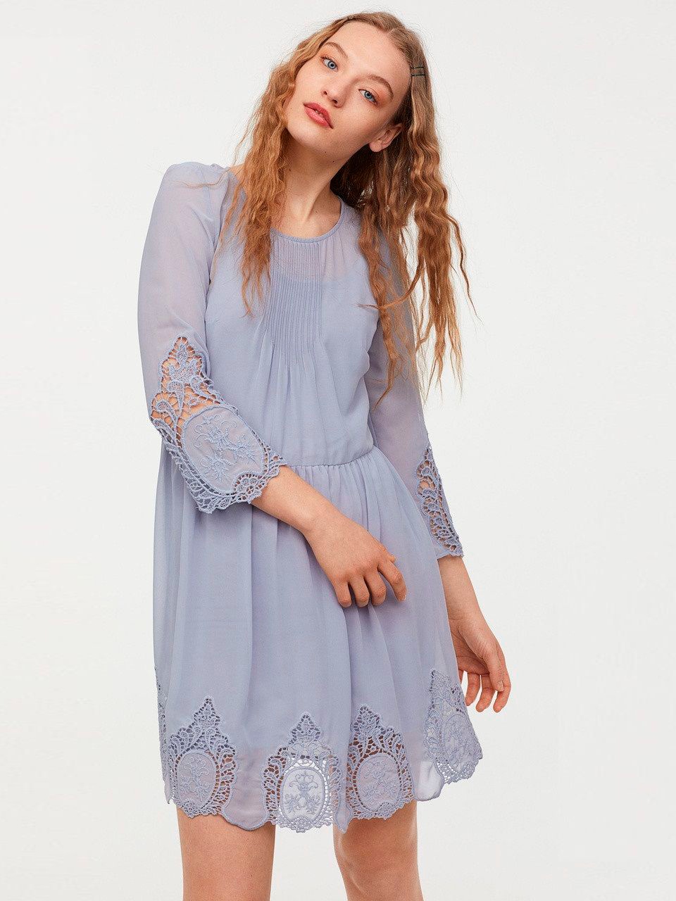 

Платье H&M 7301539b16 44 Голубое