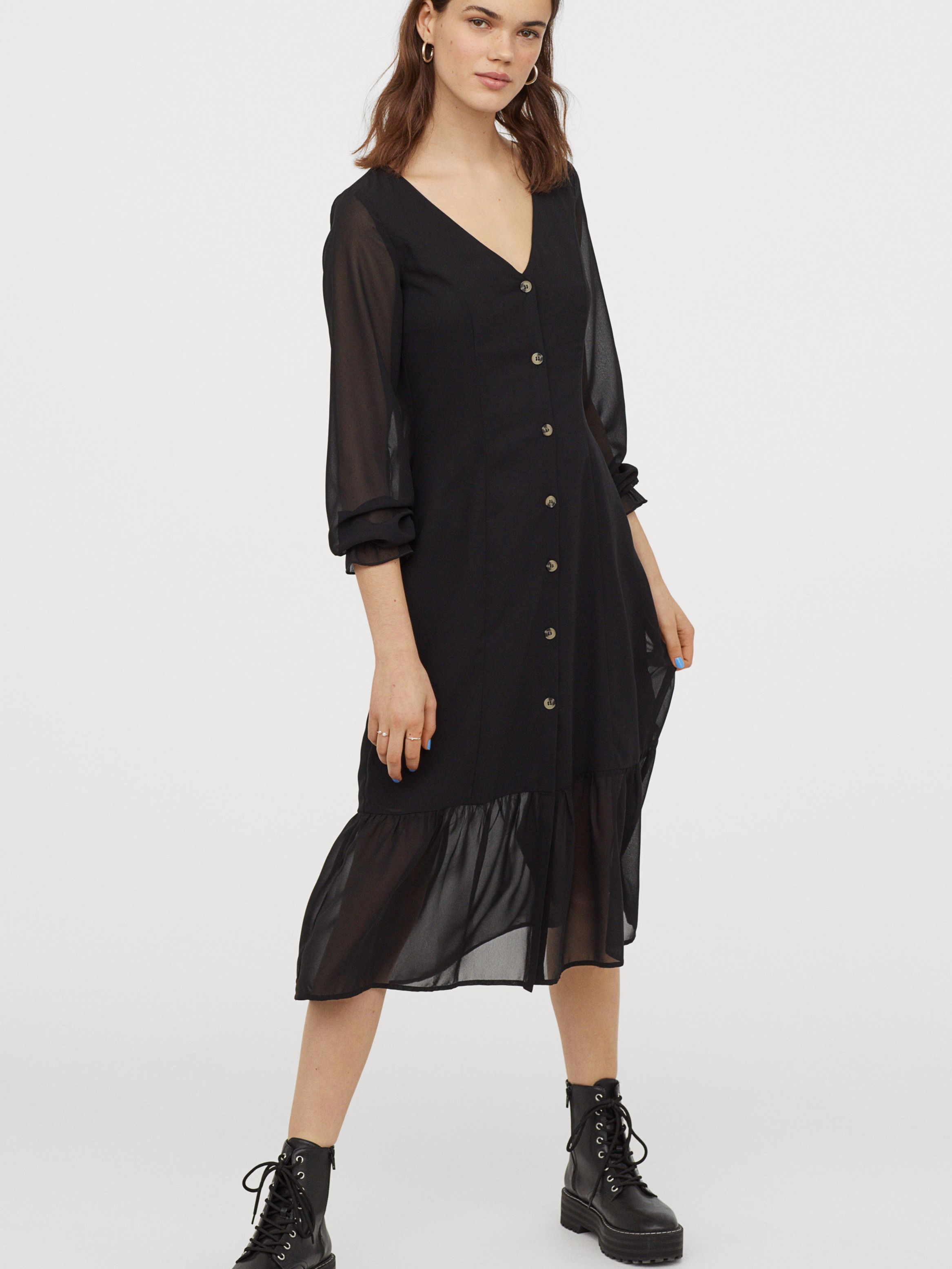 

Платье H&M 797084b16 38 Черное