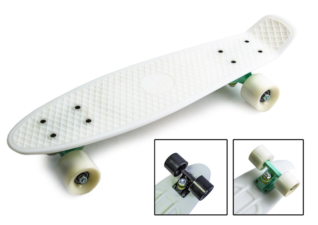 

Пенни Борд Penny Board Белый цвет Матовые колеса