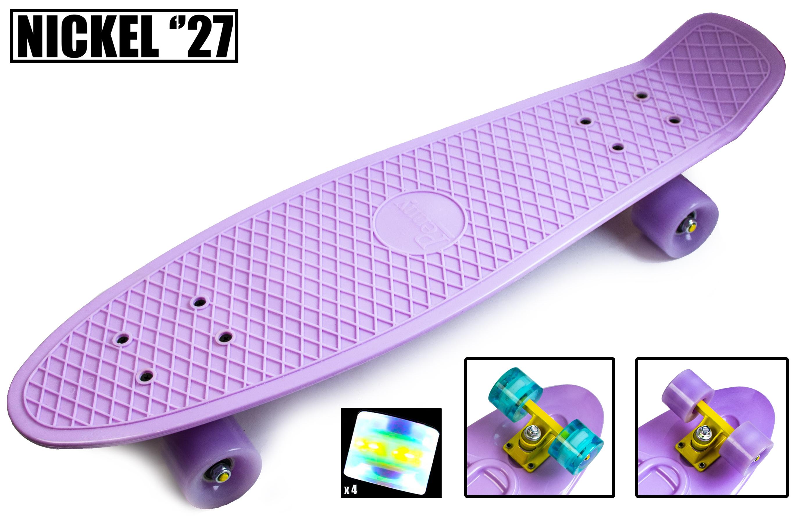 

Пенни Борд Penny Board Nickel 27" "Лиловый" Матовые колеса