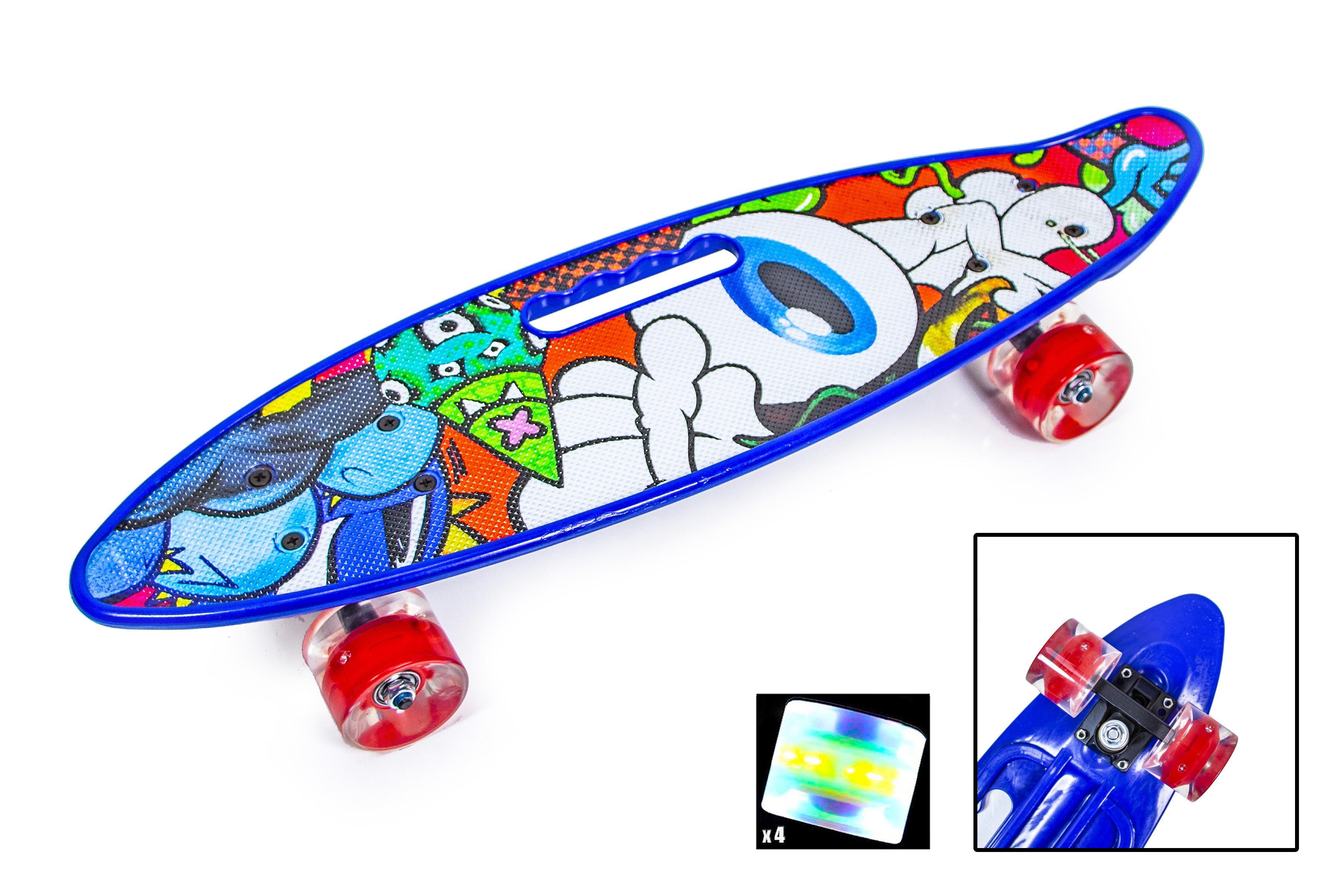 

Пенни Борд Penny Board Scale Sports EYE Светящиеся колеса