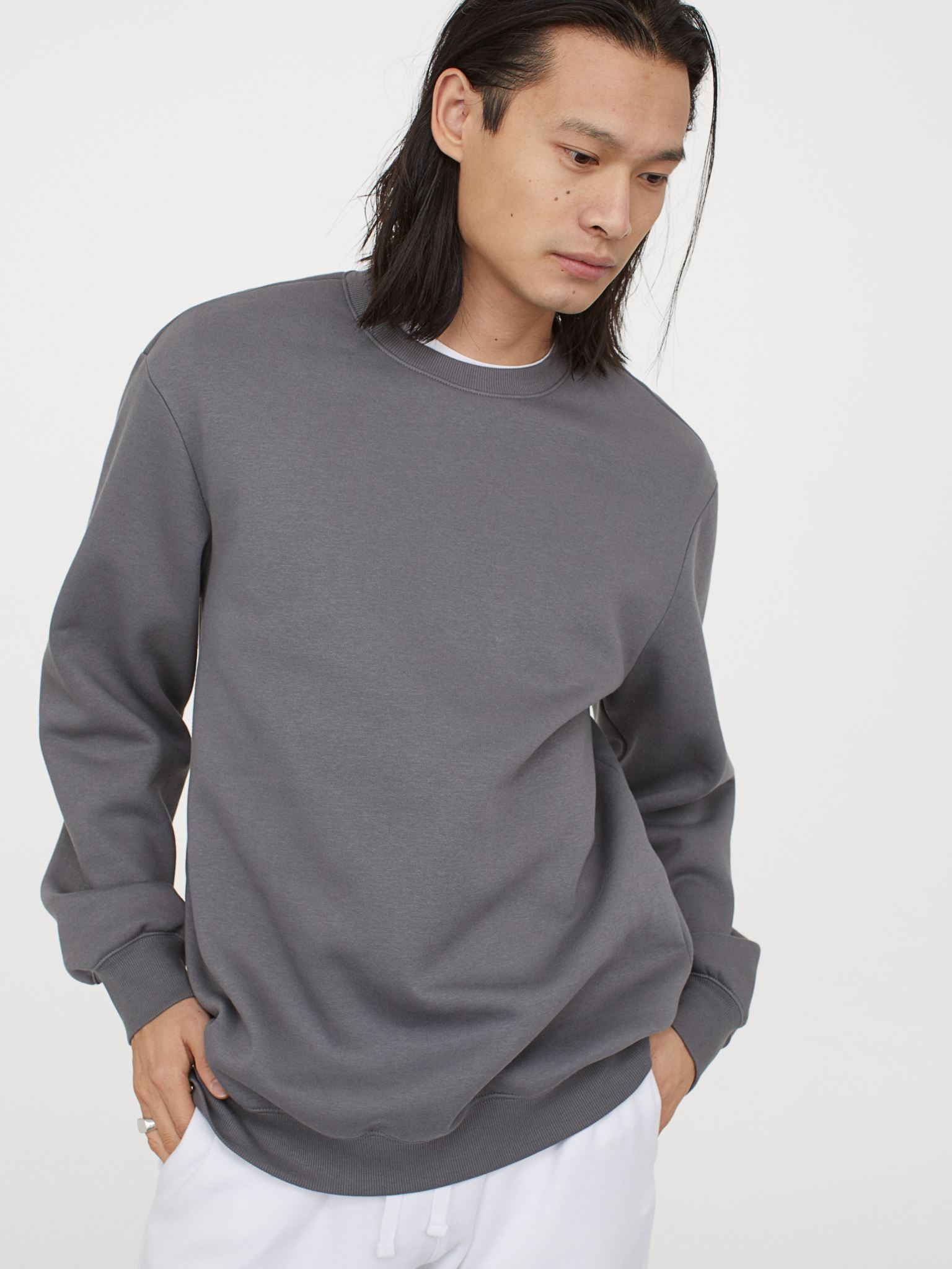 

Свитшот H&M 685813b16 L Серый