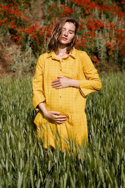 

Сукня для вагітних і годуючих To Be 4319738 XL Жовтий 2900000394148