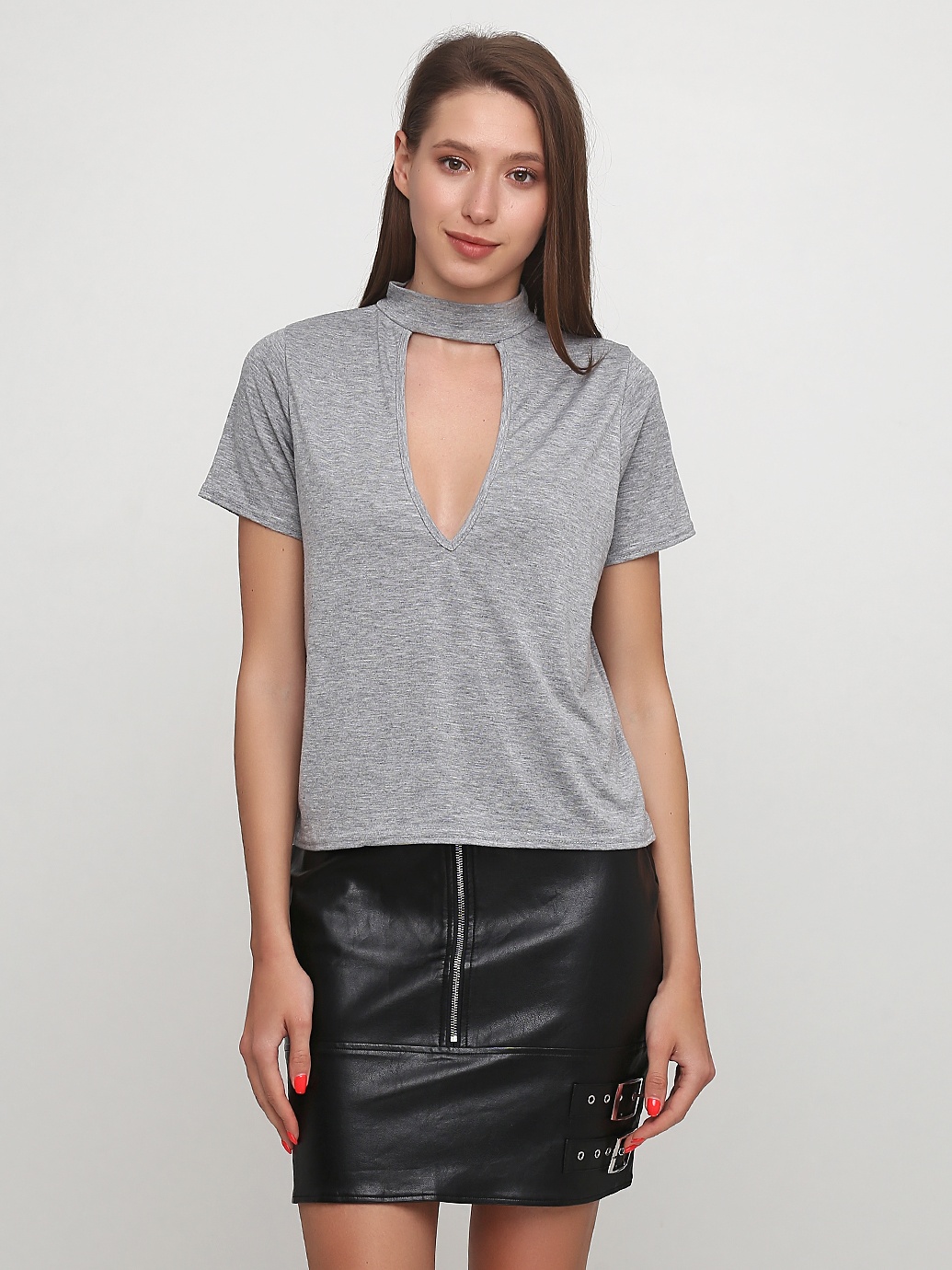 

Футболка Missguided tjf11607b13 36 Серая