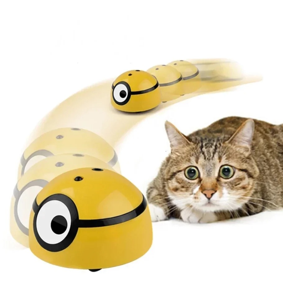 

Іграшка інтерактивна тікає міньйон для дітей і тварин Runaway Cute Car TY24S