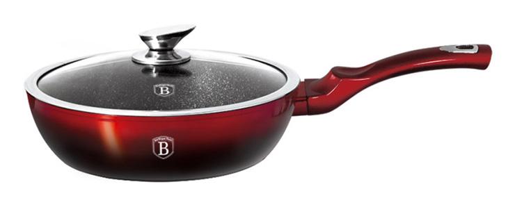 

Сковорода-сотейник Berlinger Haus Black Burgundy 24х6.5см, мраморное покрытие Berlinger Haus BH-1629N