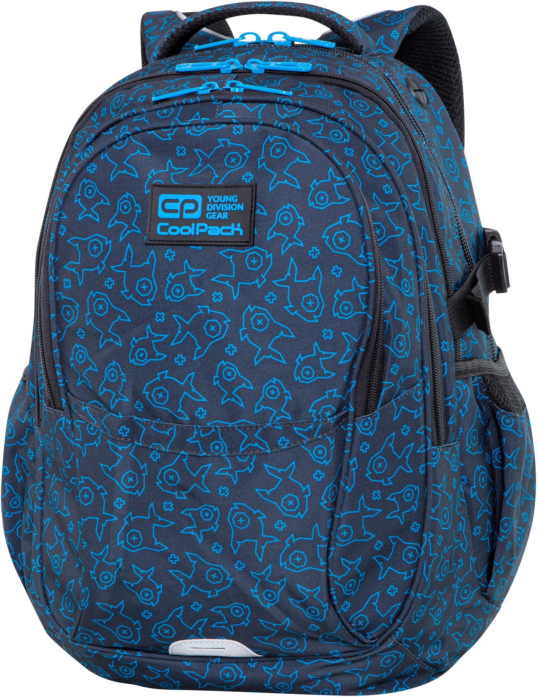 

Рюкзак школьный CoolPack Factor Piranha унисекс 46x32x17 см 29 л (C02173)