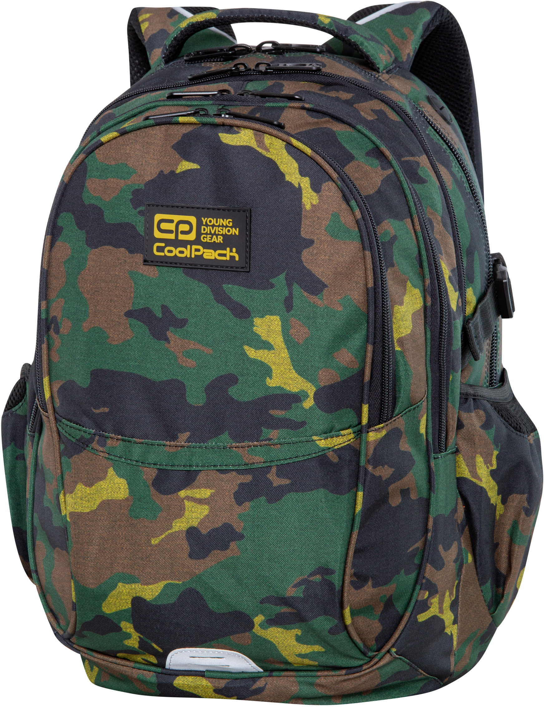 

Рюкзак школьный CoolPack Factor Military Jungle унисекс 46x32x17 см 29 л (C02179)