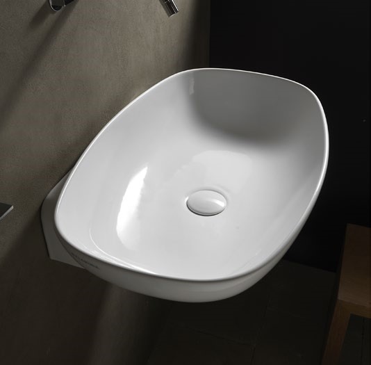 

Раковина подвесная Flaminia Nuda, white glossy (ND60L RAL9016)