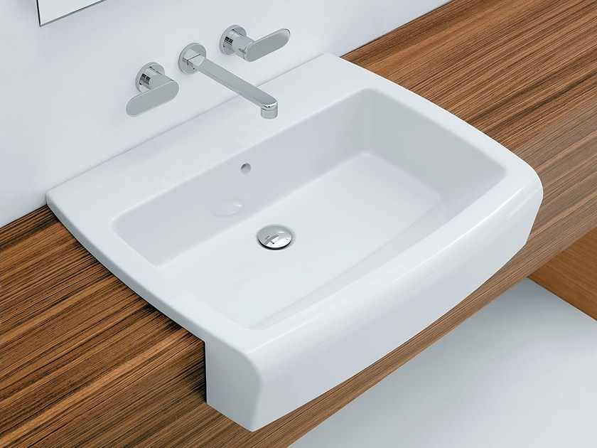 

Раковина полувстраиваемая Flaminia Una, white glossy (UNA75L RAL9016)