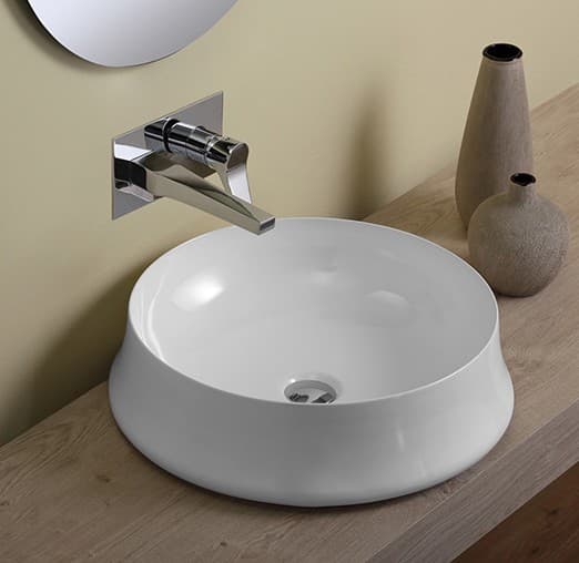 

Раковина накладная Simas Sharp, white glossy (SH 01 BL)