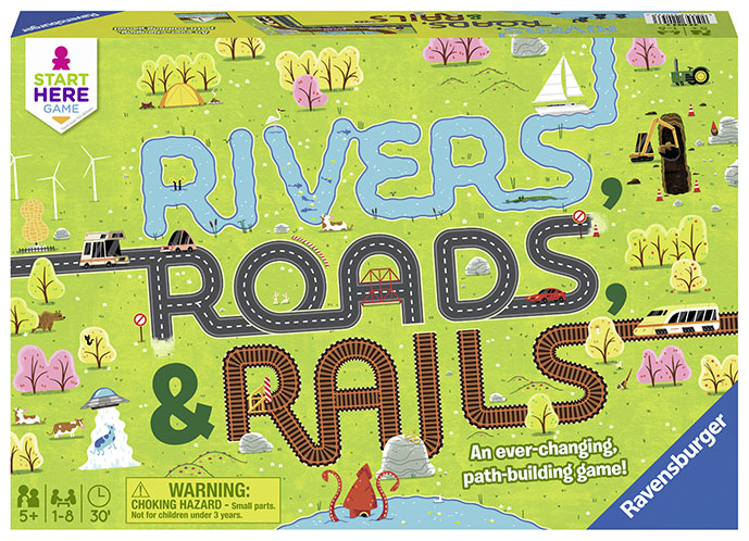 

Настольная игра Ravensburger Реки, дороги и рельсы (4005556220533) (22053)