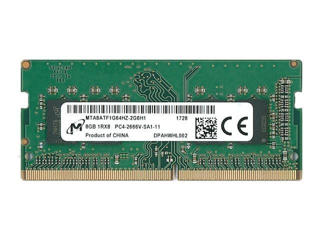 

Оперативная память Micron 8 GB SO-DIMM DDR4 2666 MHz (MTA8ATF1G64HZ-2G6H1)