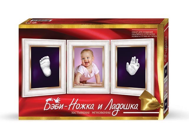 

Набор для слепков Danko Toys Бэби ножка и ладошка из гипса