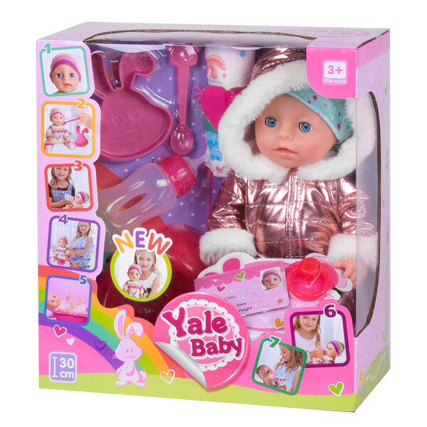 

Пупс кукла для девочек Yale Baby 30 см с горшком и аксессуарами (772318)