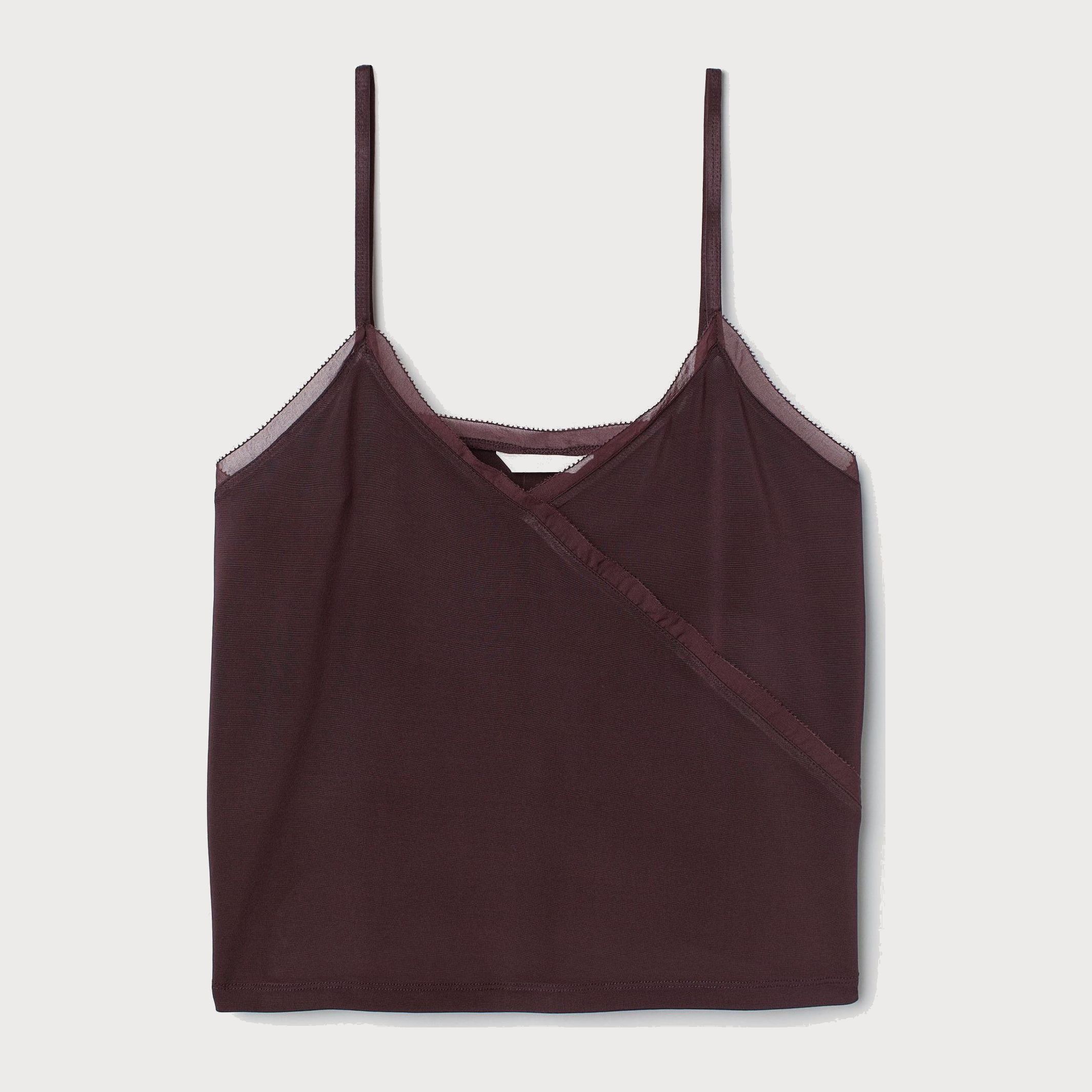 

Топ H& 1307-7255958  Сливовый, Топ H&M 1307-7255958 M Сливовый