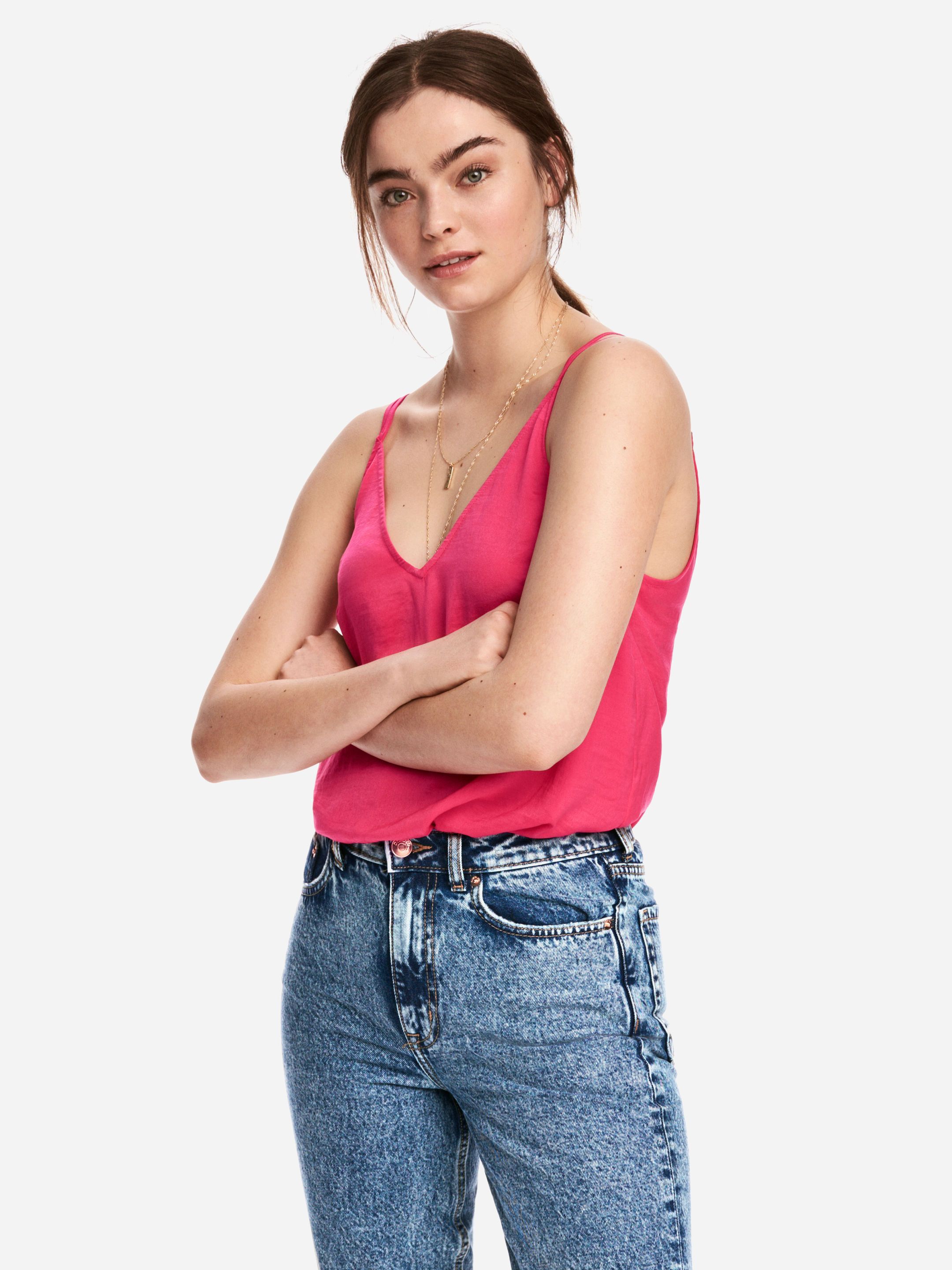

Топ H&M 2505-5201625  Малиновый, Топ H&M 2505-5201625 36 Малиновый
