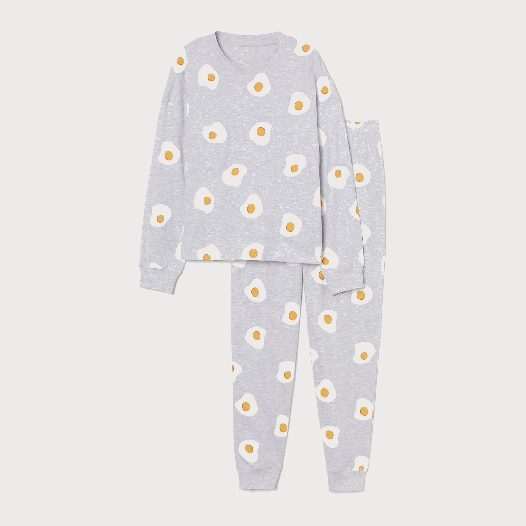 

Пижама H&M 1707-9251242 M Серый/Принт