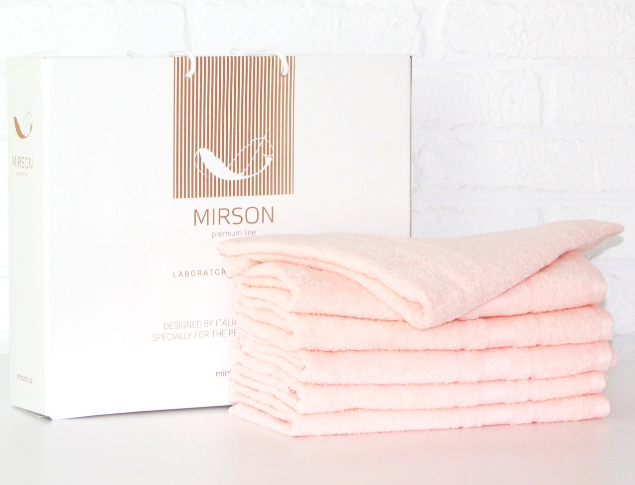 

Набор банных полотенец MirSon №5080 Elite SoftNess Peach 70х140 6 шт